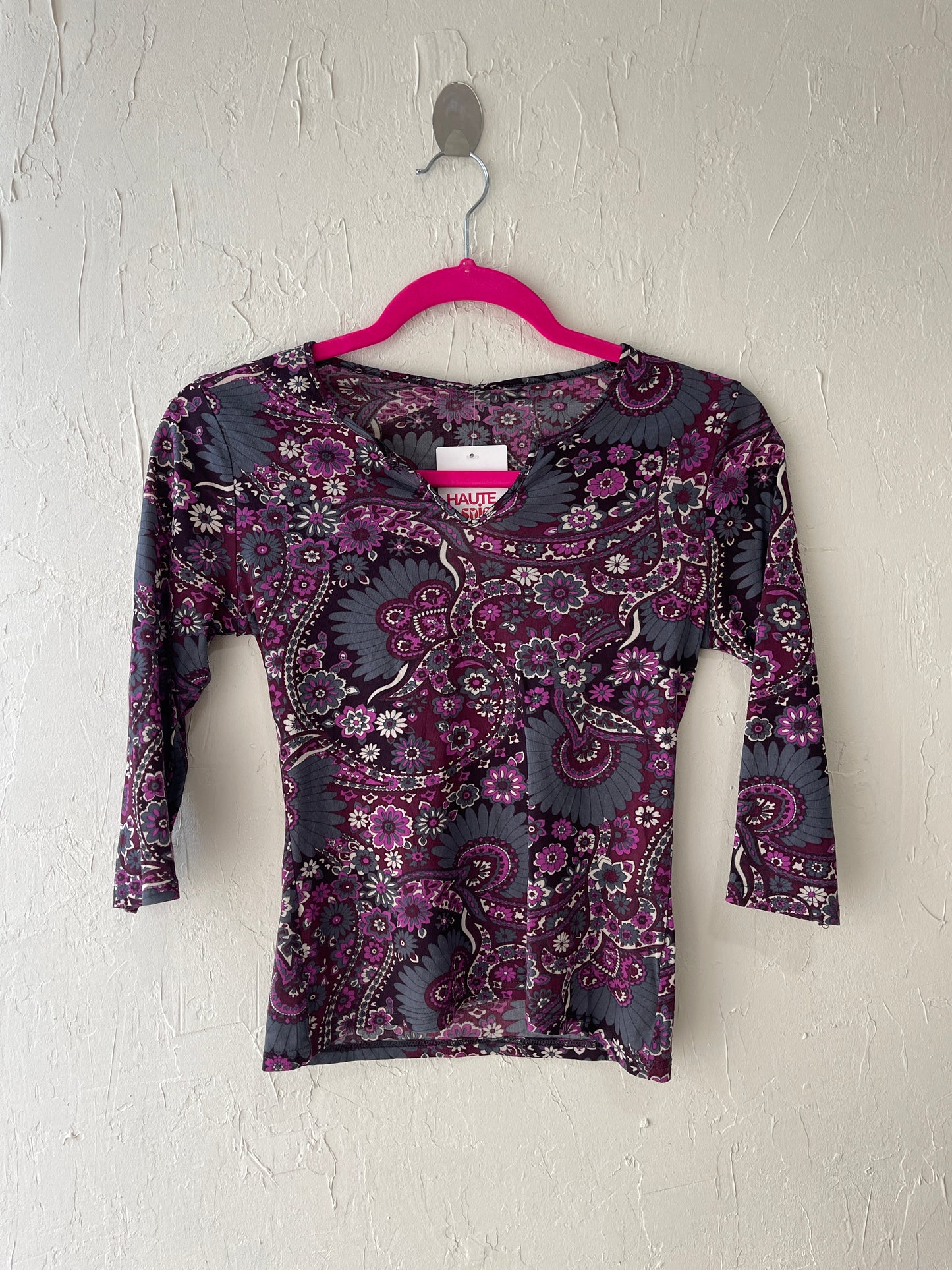 90s Paisley Top (XS/S)